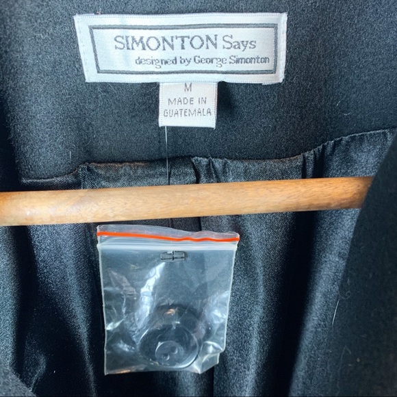 SIMONTON Says Wool Blend Trench Coat - Picture 8 of 8